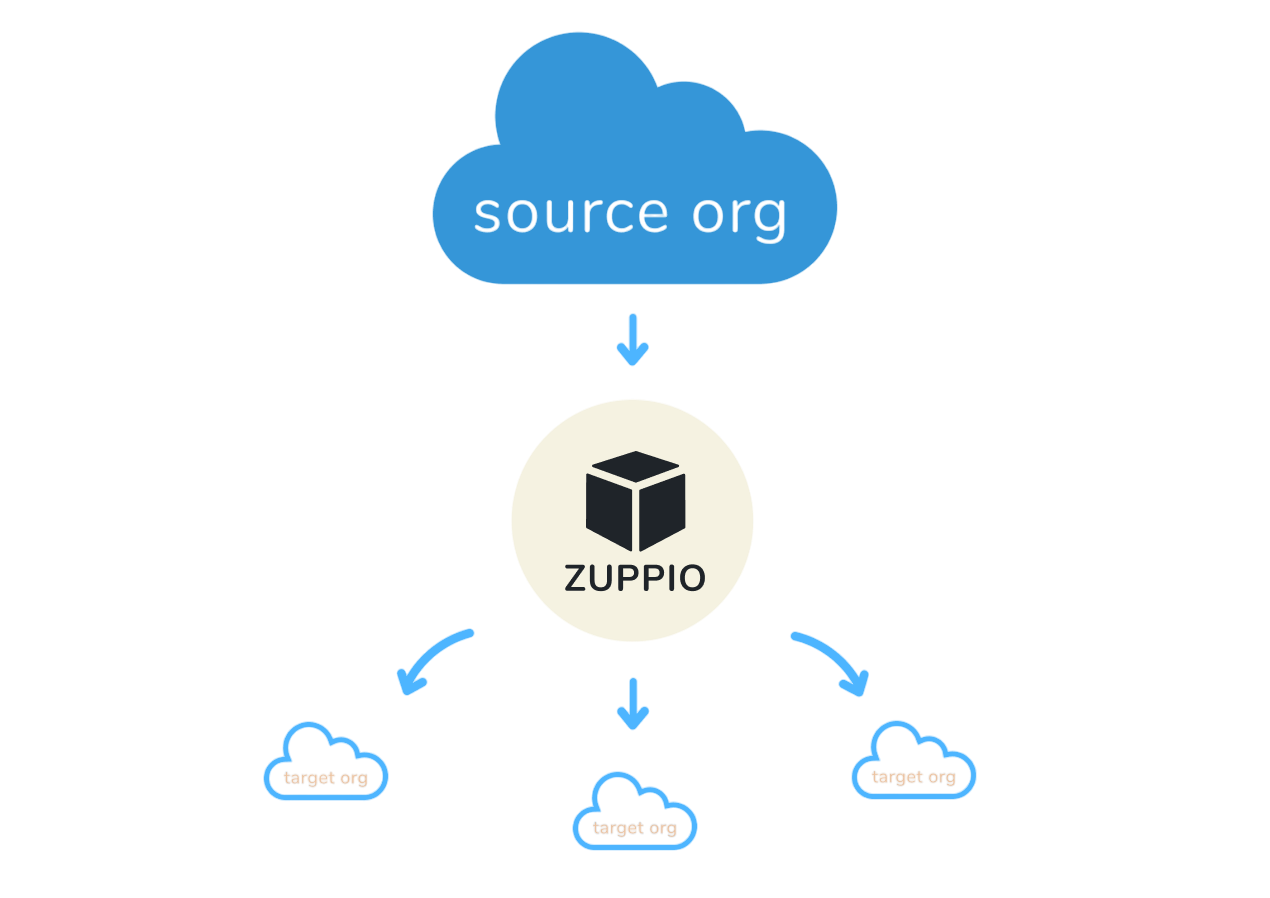 What is source org in salesforce